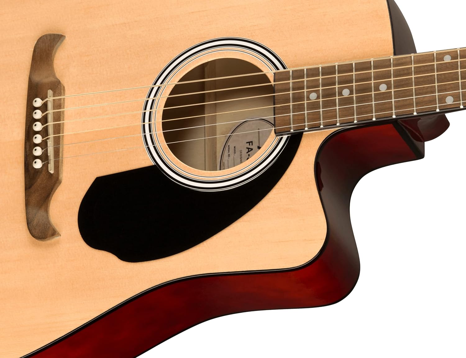 Fender FA-25 Dreadnought Acoustic Guitar, Natural