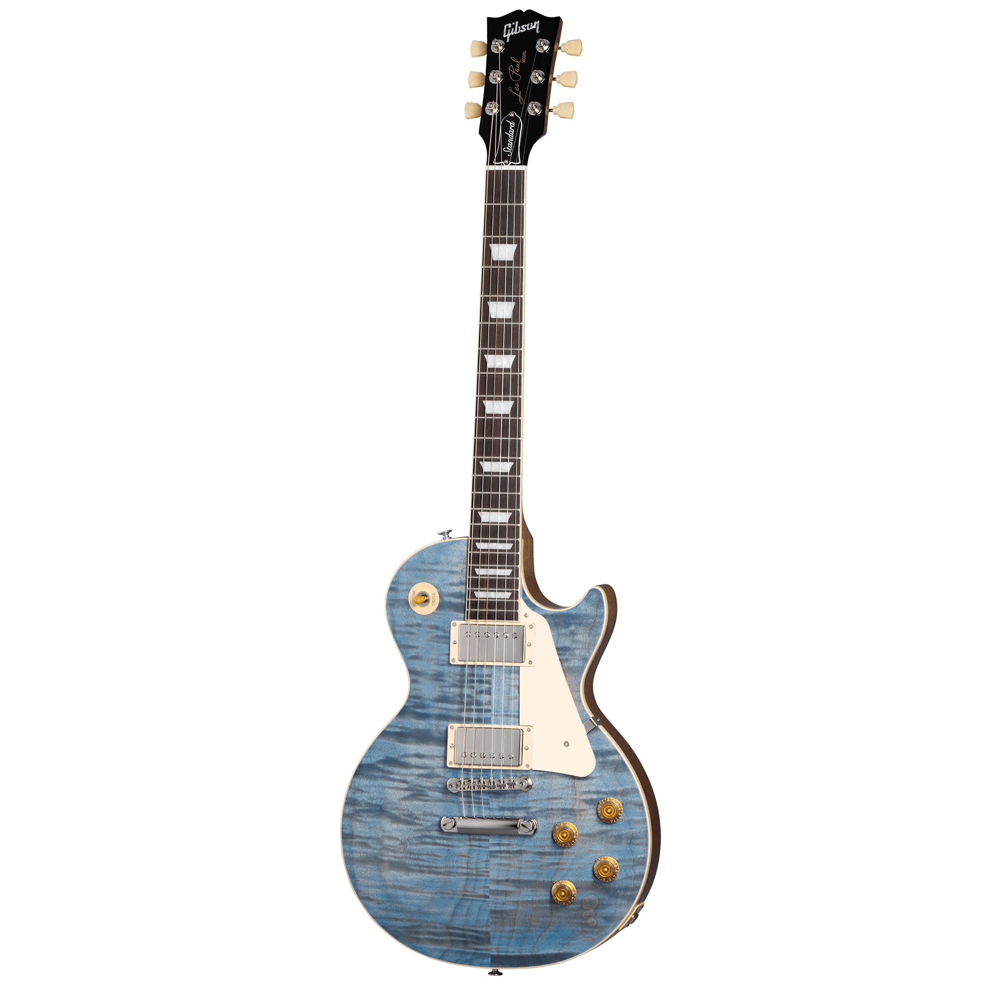 Gibson Les Paul Standard 50s Figured Top Electric Guitar - Ocean Blue