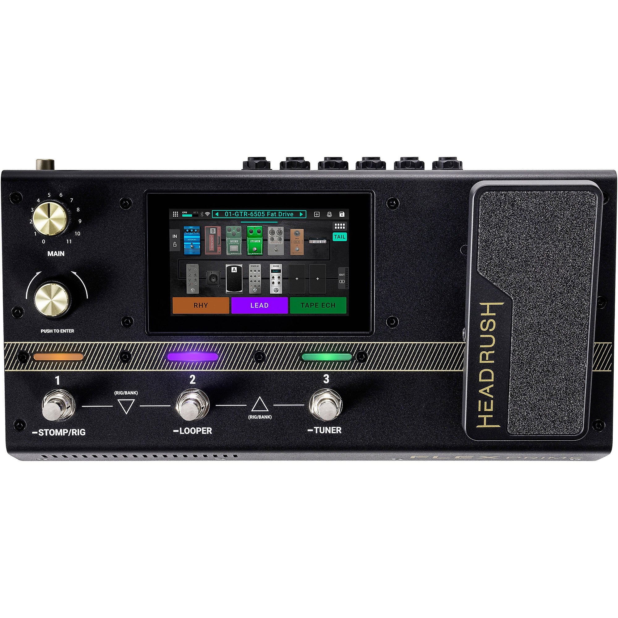 Headrush Flex Prime Guitar Multi-effects/Amp Modeler ( FREE Upgrade Headrush FRFR-GO Desktop Amplifier ) | Zoso Music Sdn Bhd
