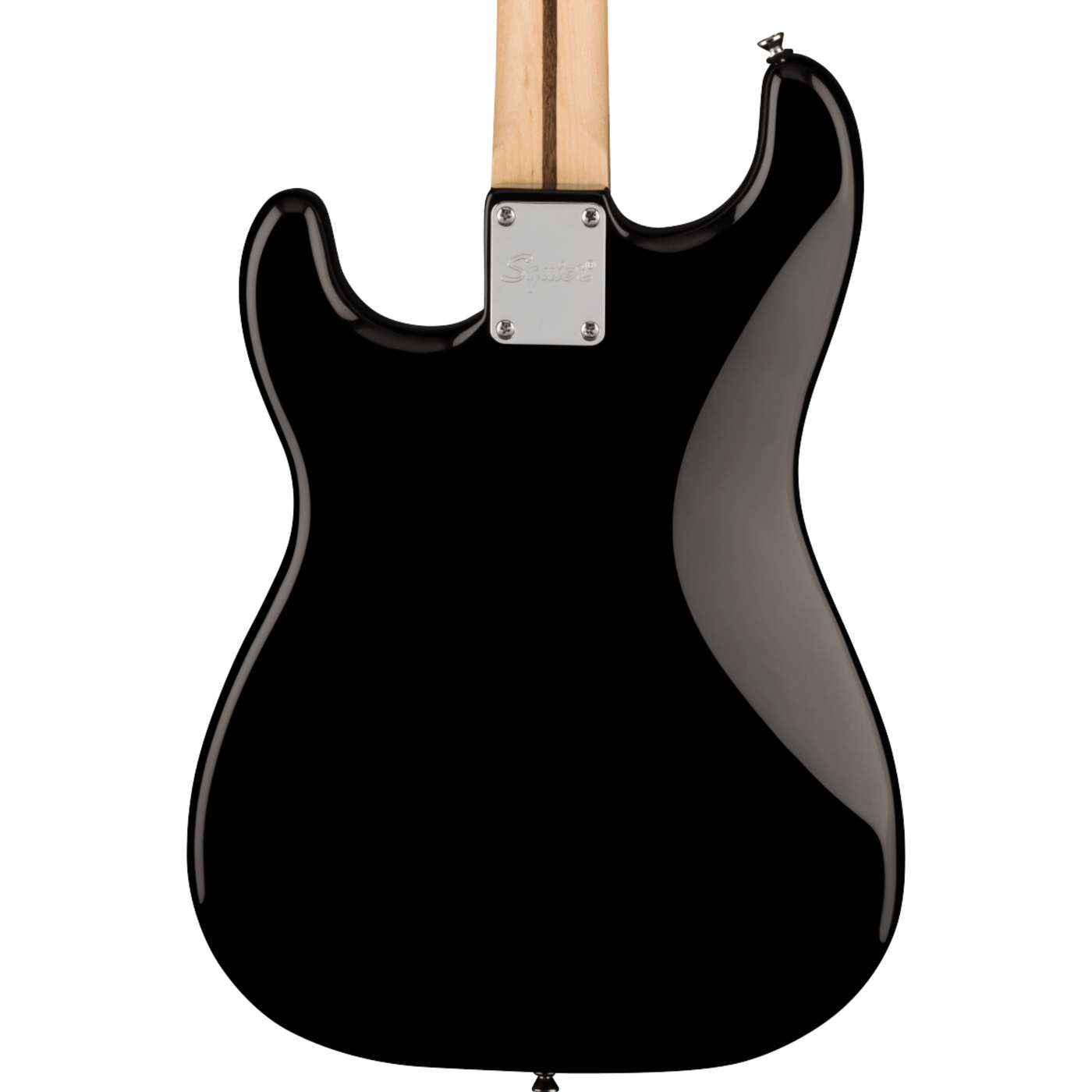 Squier Sonic Stratocaster HT H Electric Guitar Bundle w/Black Pickguard, Laurel FB, Black