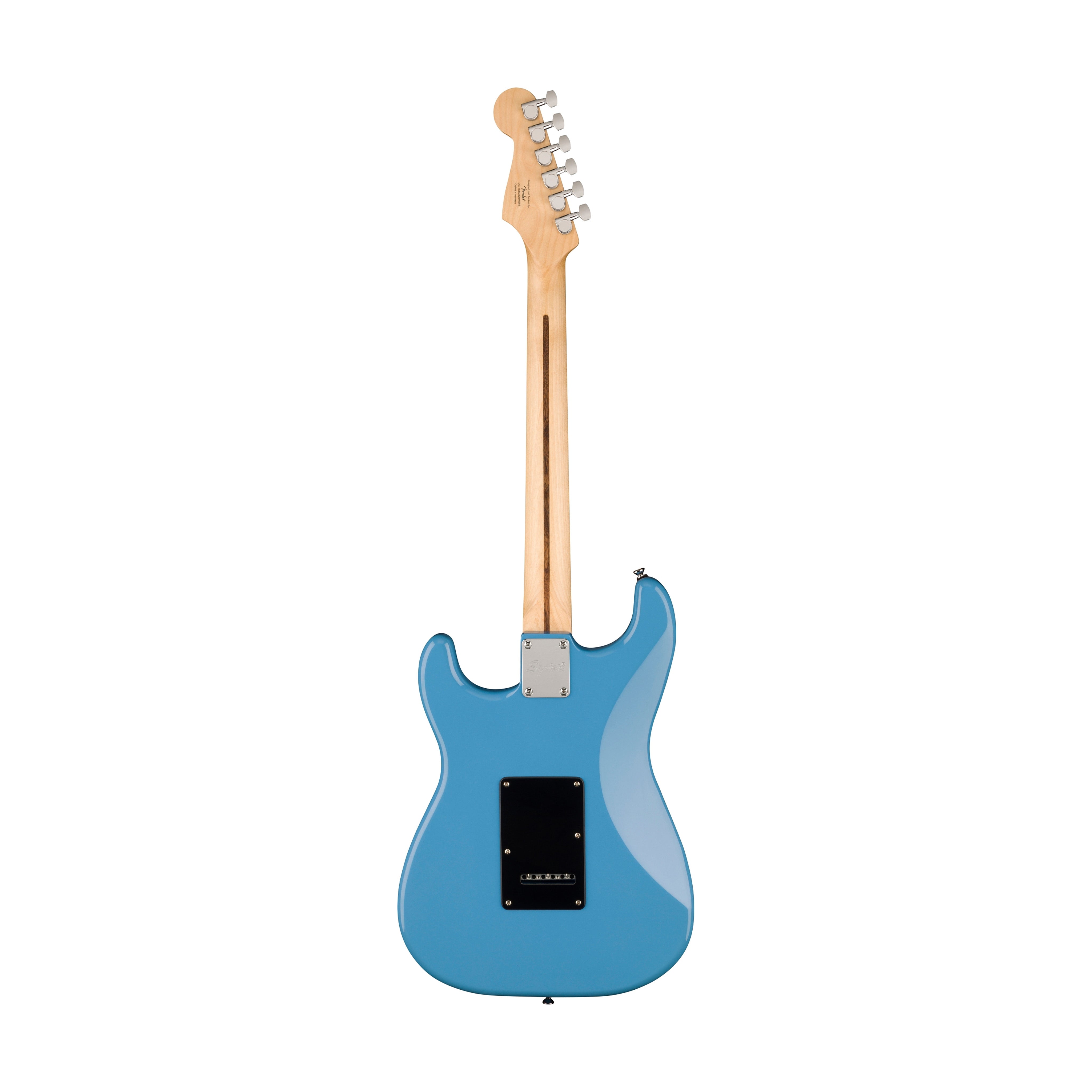 Squier Sonic Stratocaster Electric Guitar Bundle w/Black Pickguard, Laurel FB, California Blue