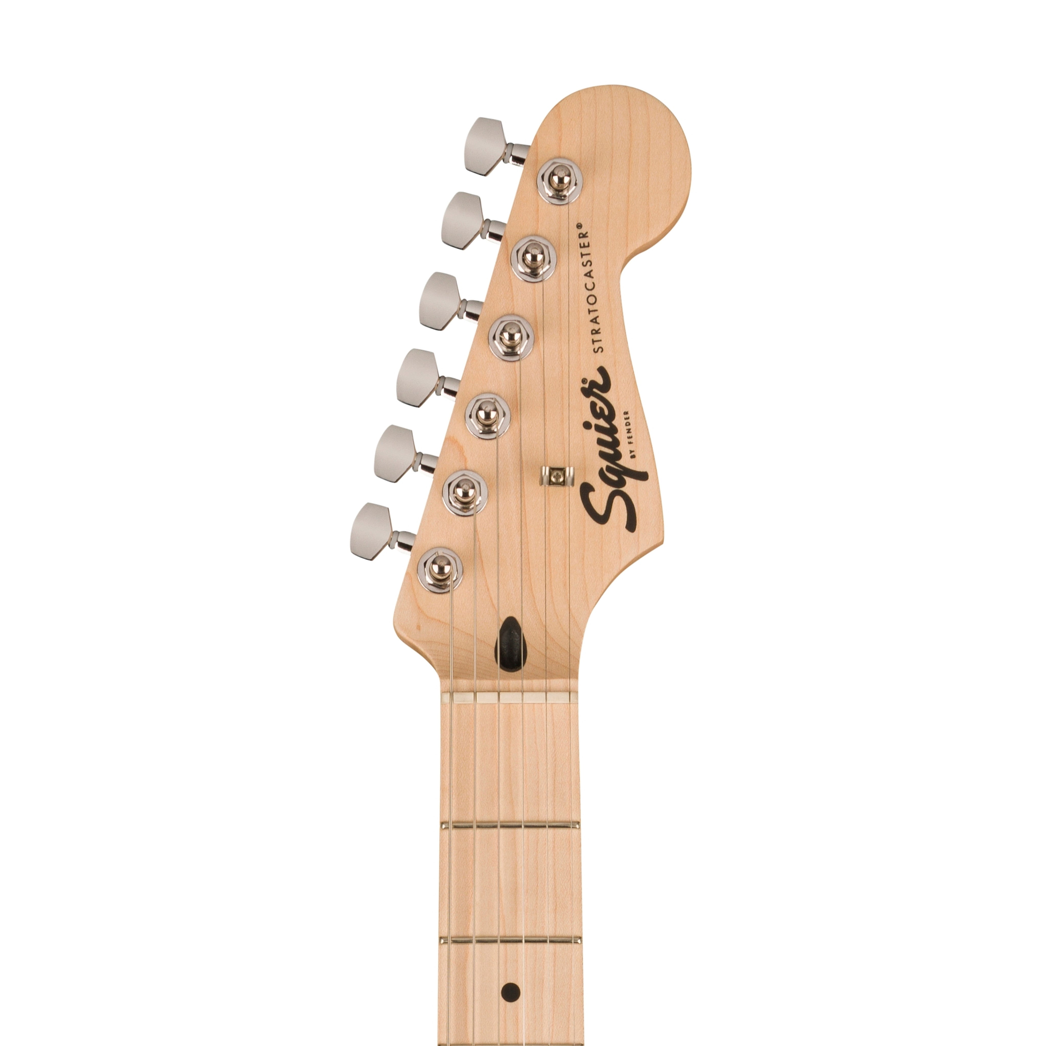 Squier Sonic Stratocaster Electric Guitar Bundle w/White Pickguard, Maple FB, 2-Color Sunburst