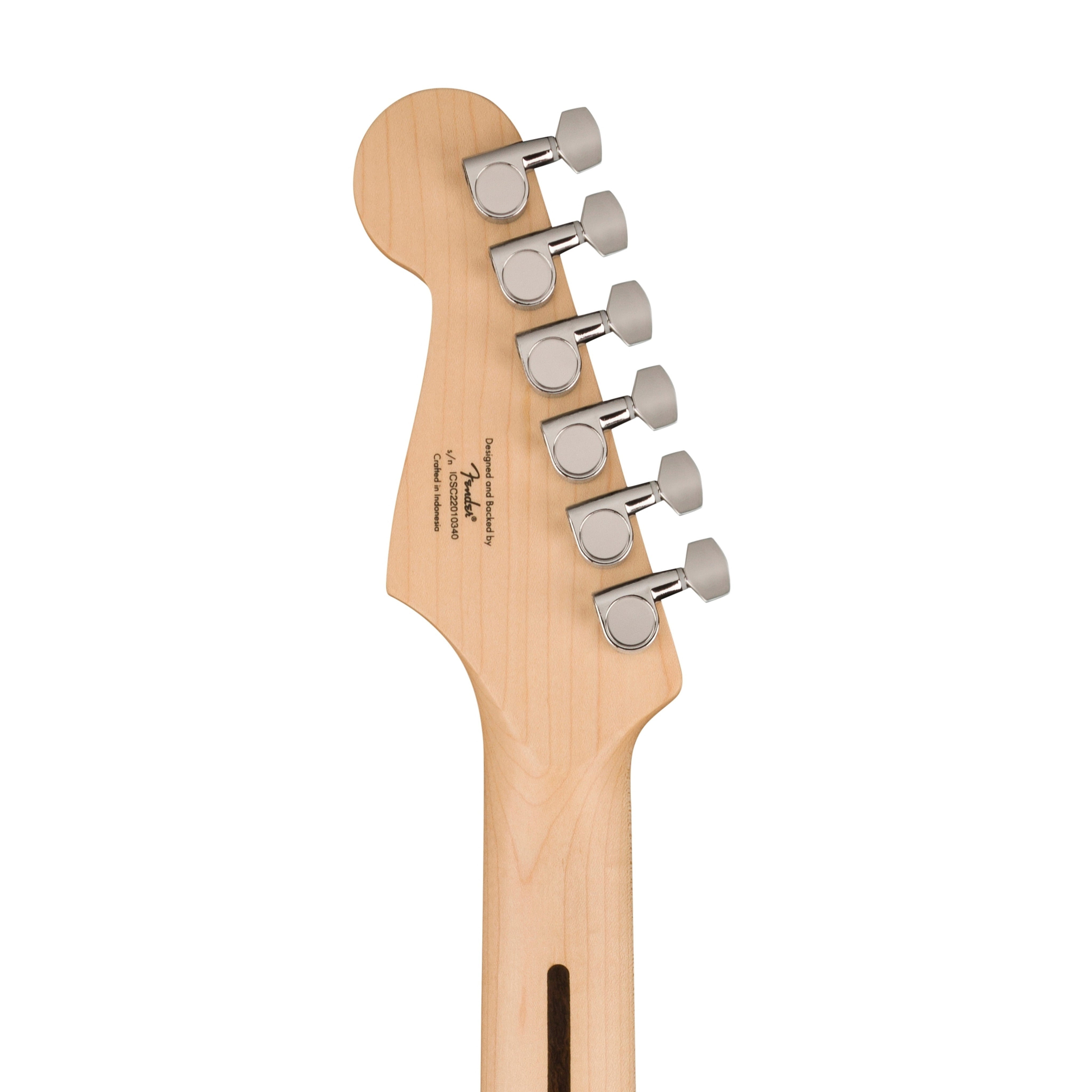 Squier Sonic Stratocaster Electric Guitar Bundle w/White Pickguard, Maple FB, 2-Color Sunburst