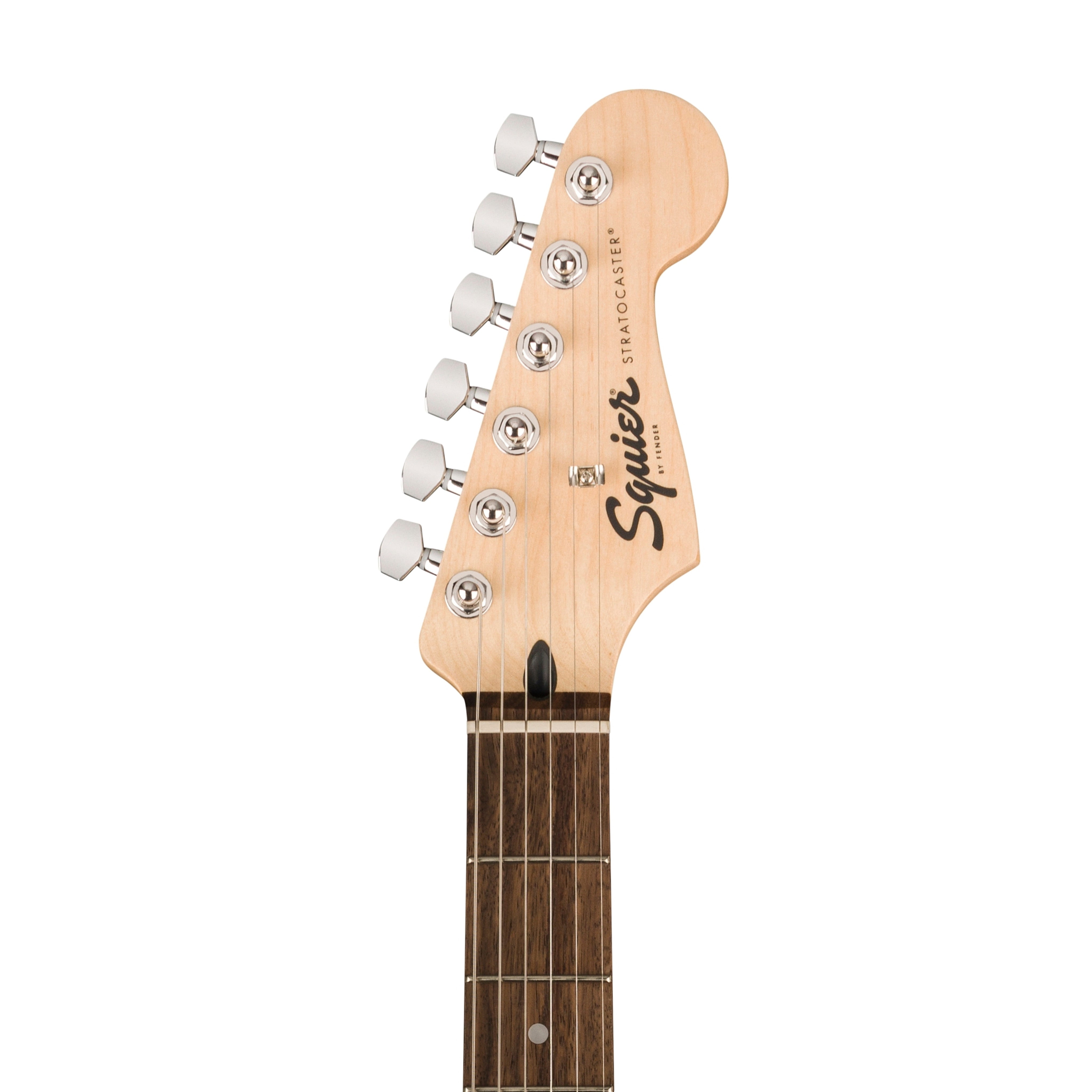 Squier Sonic Stratocaster HT H Electric Guitar Bundle w/Black Pickguard, Laurel FB, Black