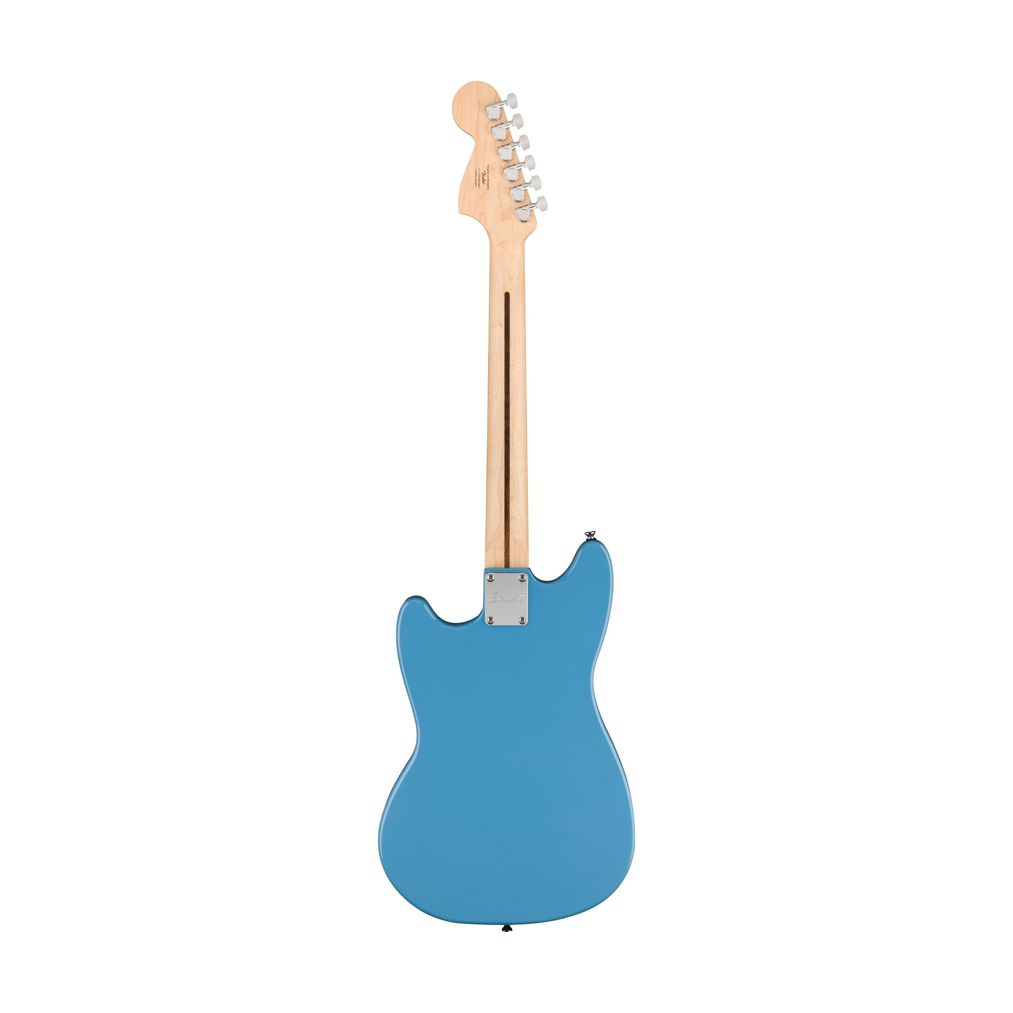 Squier Sonic Mustang HH Electric Guitar Bundle w/Black Pickguard, Laurel FB, California Blue