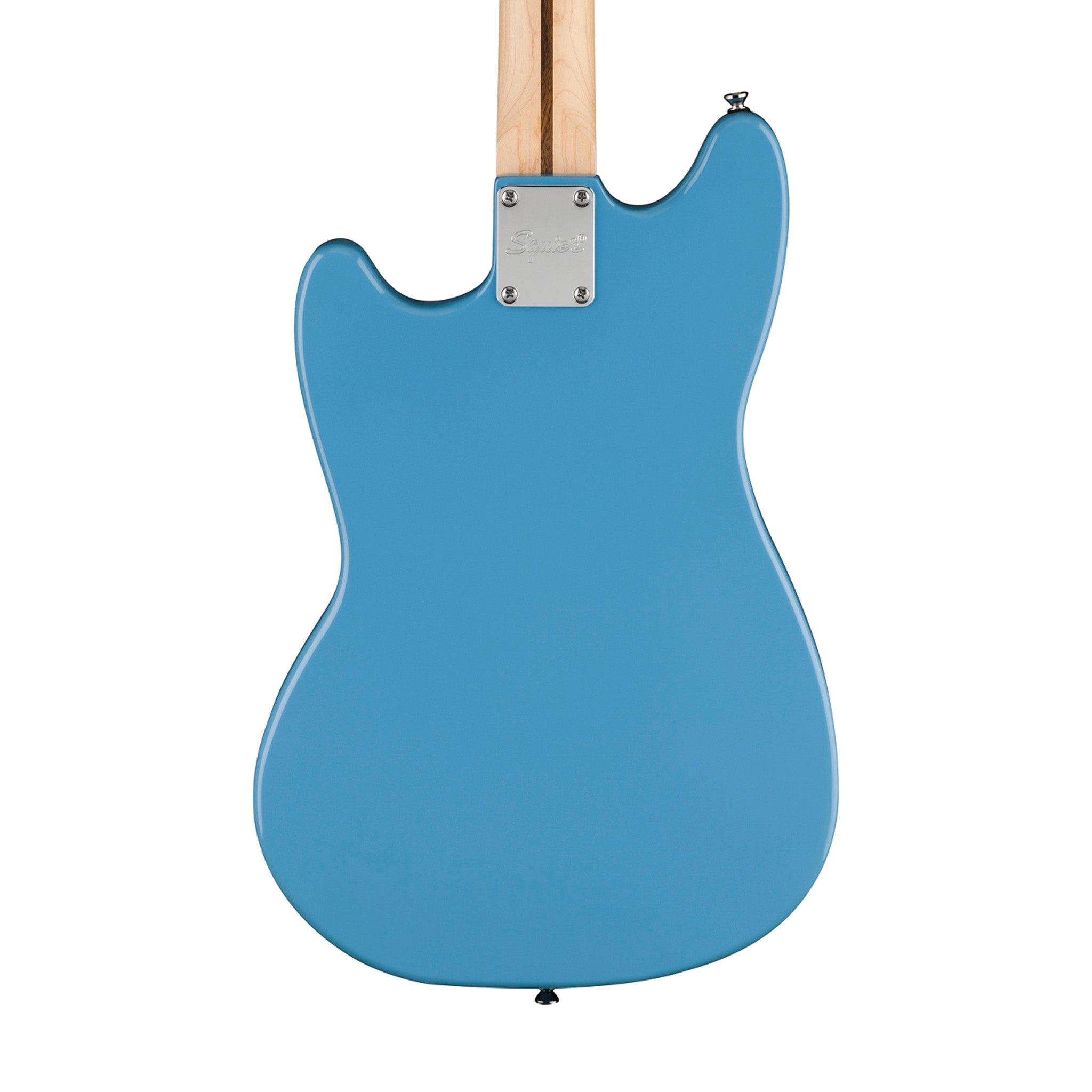 Squier Sonic Mustang HH Electric Guitar Bundle w/Black Pickguard, Laurel FB, California Blue