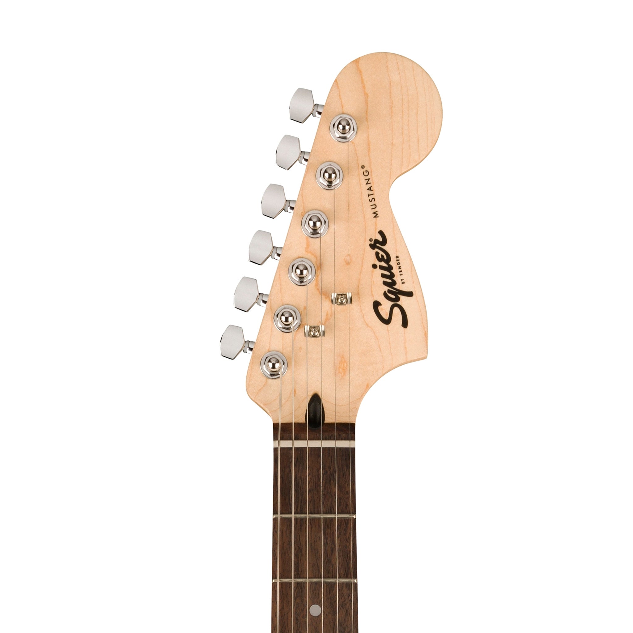 Squier Sonic Mustang HH Electric Guitar Bundle w/Black Pickguard, Laurel FB, California Blue