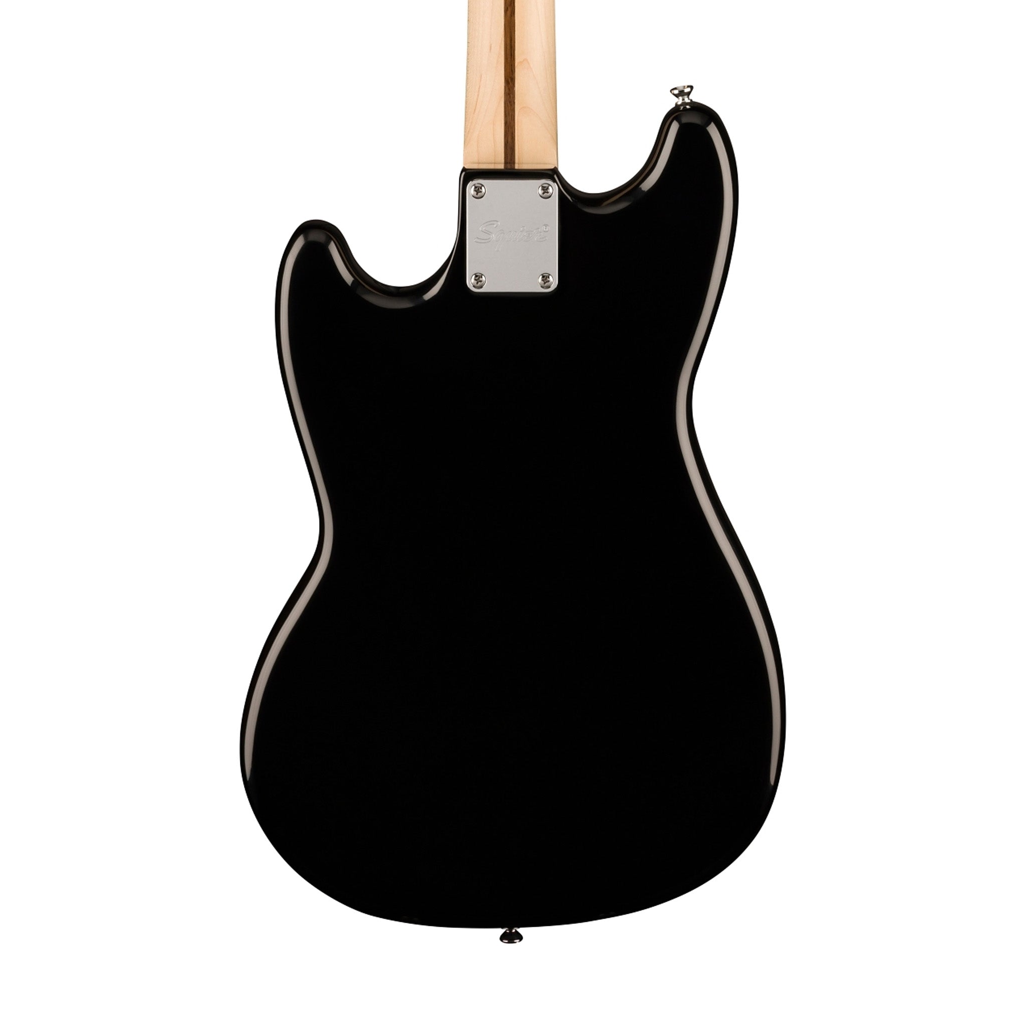 Squier Sonic Bronco Bass Guitar Bundle w/White Pickguard, Laurel FB, Black