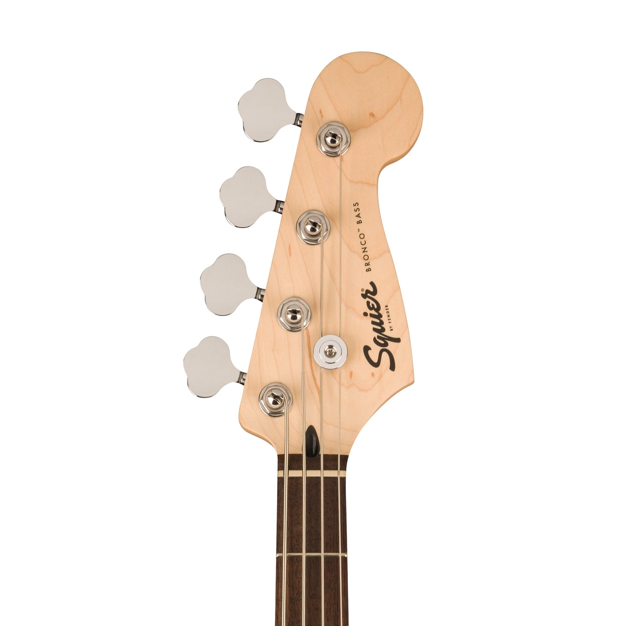 Squier Sonic Bronco Bass Guitar Bundle w/White Pickguard, Laurel FB, Black