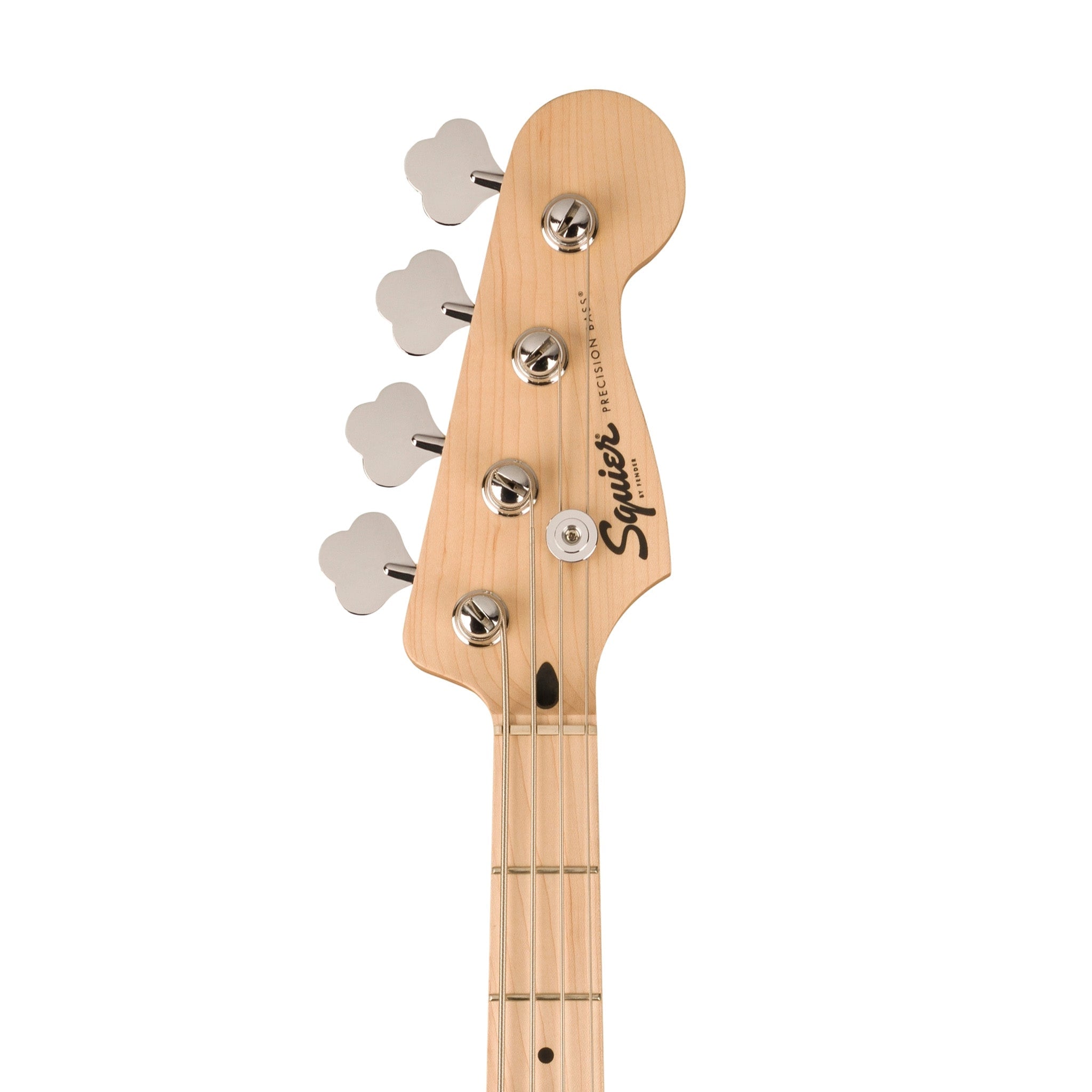 Squier Sonic Precision Bass Guitar Bundle w/White Pickguard, Maple FB, 2-Color Sunburst
