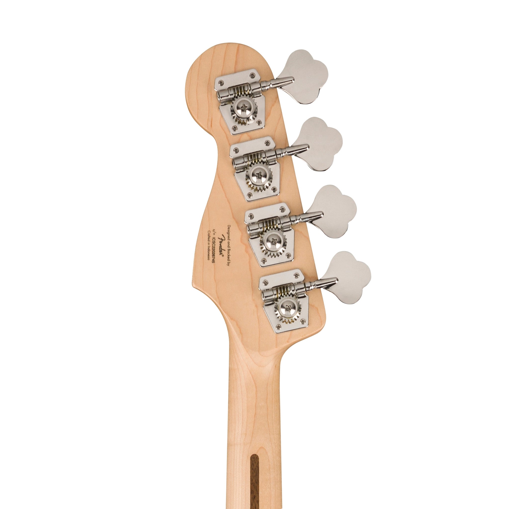Squier Sonic Precision Bass Guitar Bundle w/White Pickguard, Maple FB, California Blue