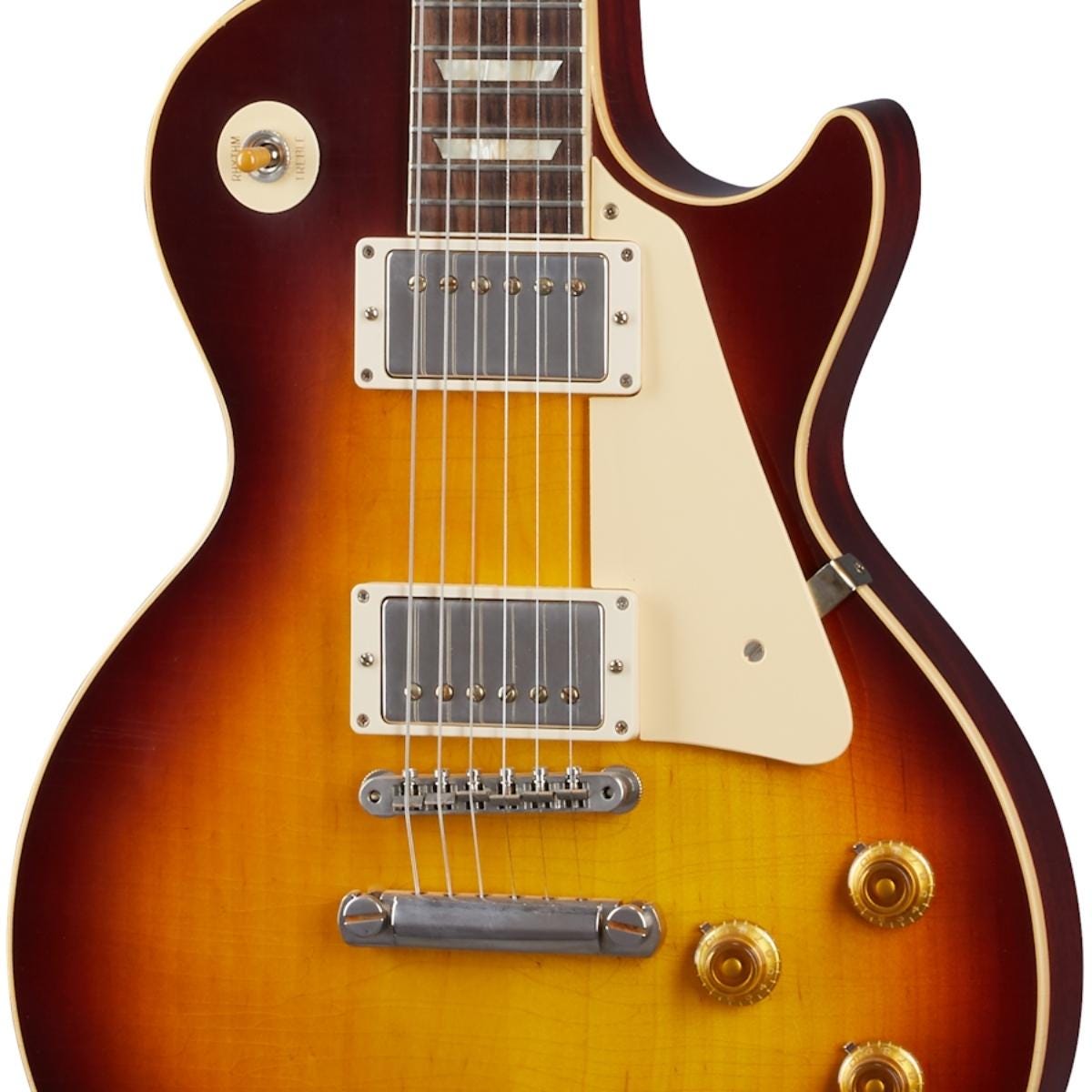 Gibson 1958 Les Paul Standard Reissue Ultra Light Aged Electric Guitar,Bourbon Burst (LPR58ULBBNH1)