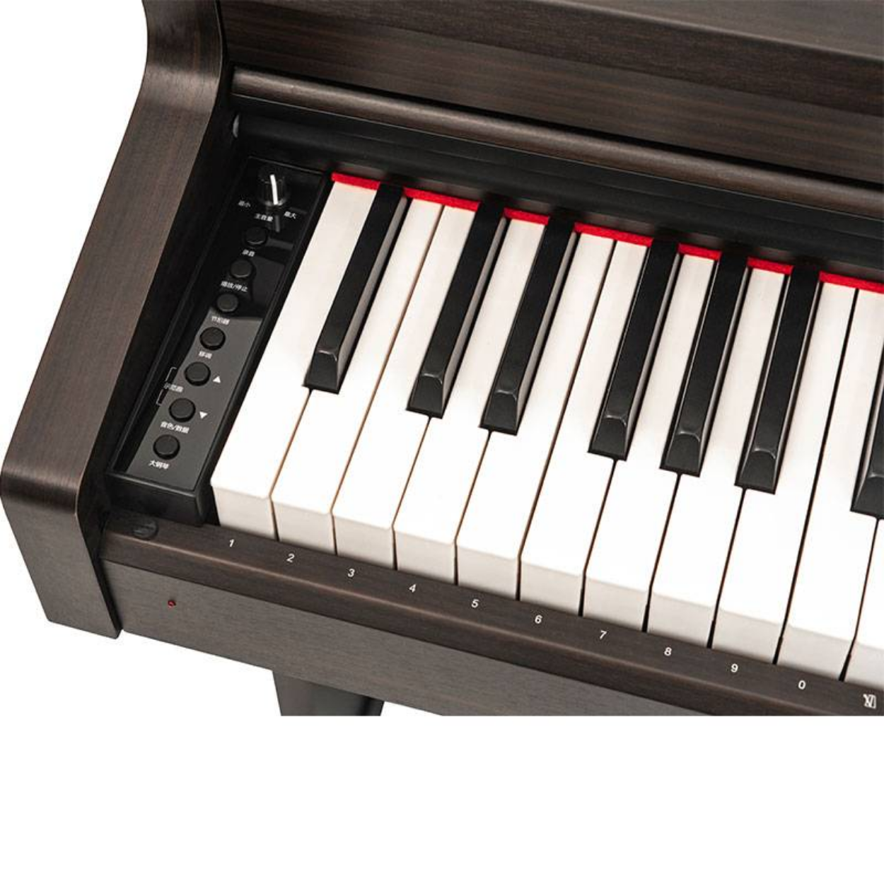 FLYKEYS LK03S-RW 88-KEY DIGITAL PIANO ROSEWOOD INCLUDES BENCH, USB CABLE, HEADPHONE, CLEANING CLOTH, KEY POLISH, FLYKEYS, DIGITAL PIANO, flykeys-digital-piano-fly-lk03s-rw, ZOSO MUSIC SDN BHD