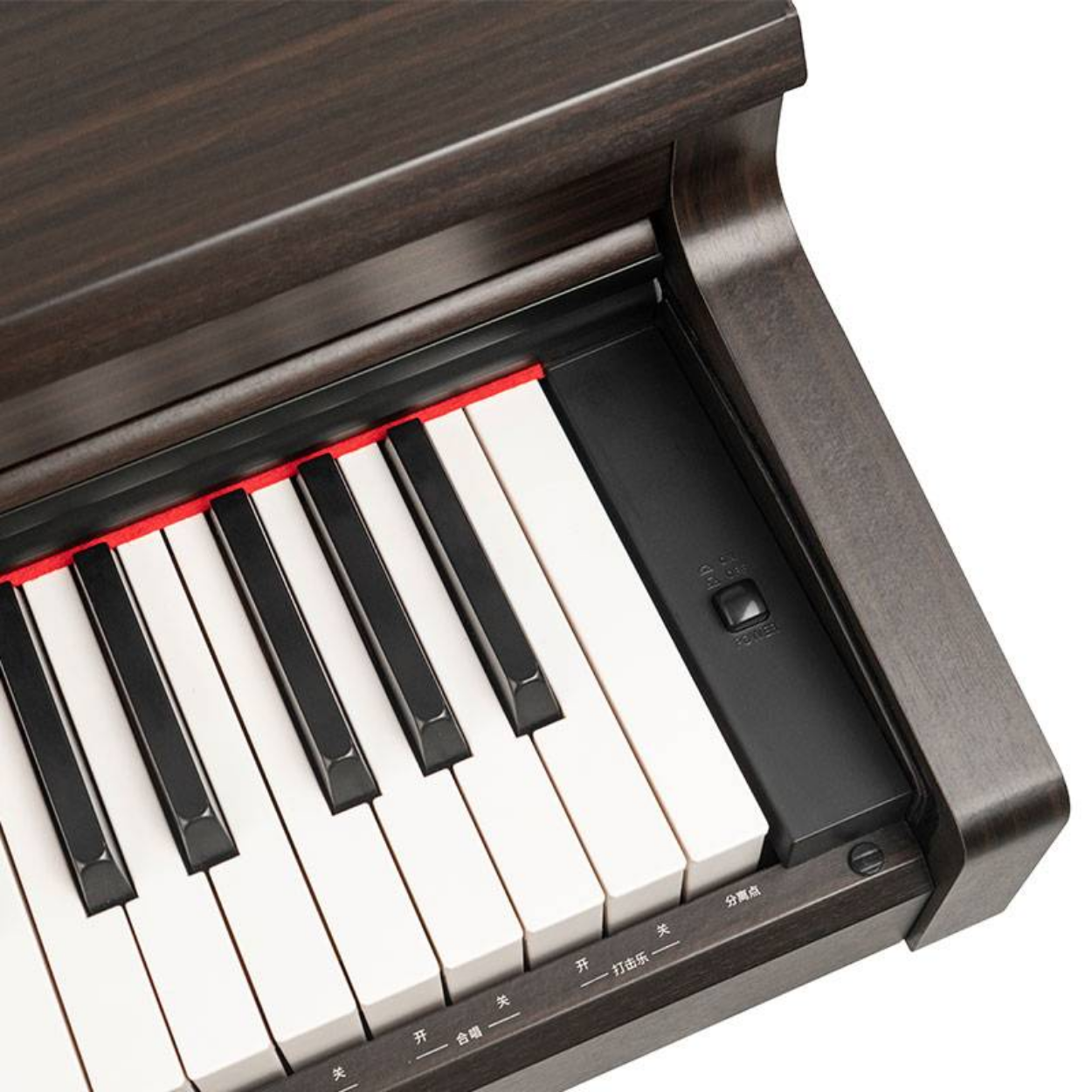 FLYKEYS LK03S-RW 88-KEY DIGITAL PIANO ROSEWOOD INCLUDES BENCH, USB CABLE, HEADPHONE, CLEANING CLOTH, KEY POLISH, FLYKEYS, DIGITAL PIANO, flykeys-digital-piano-fly-lk03s-rw, ZOSO MUSIC SDN BHD