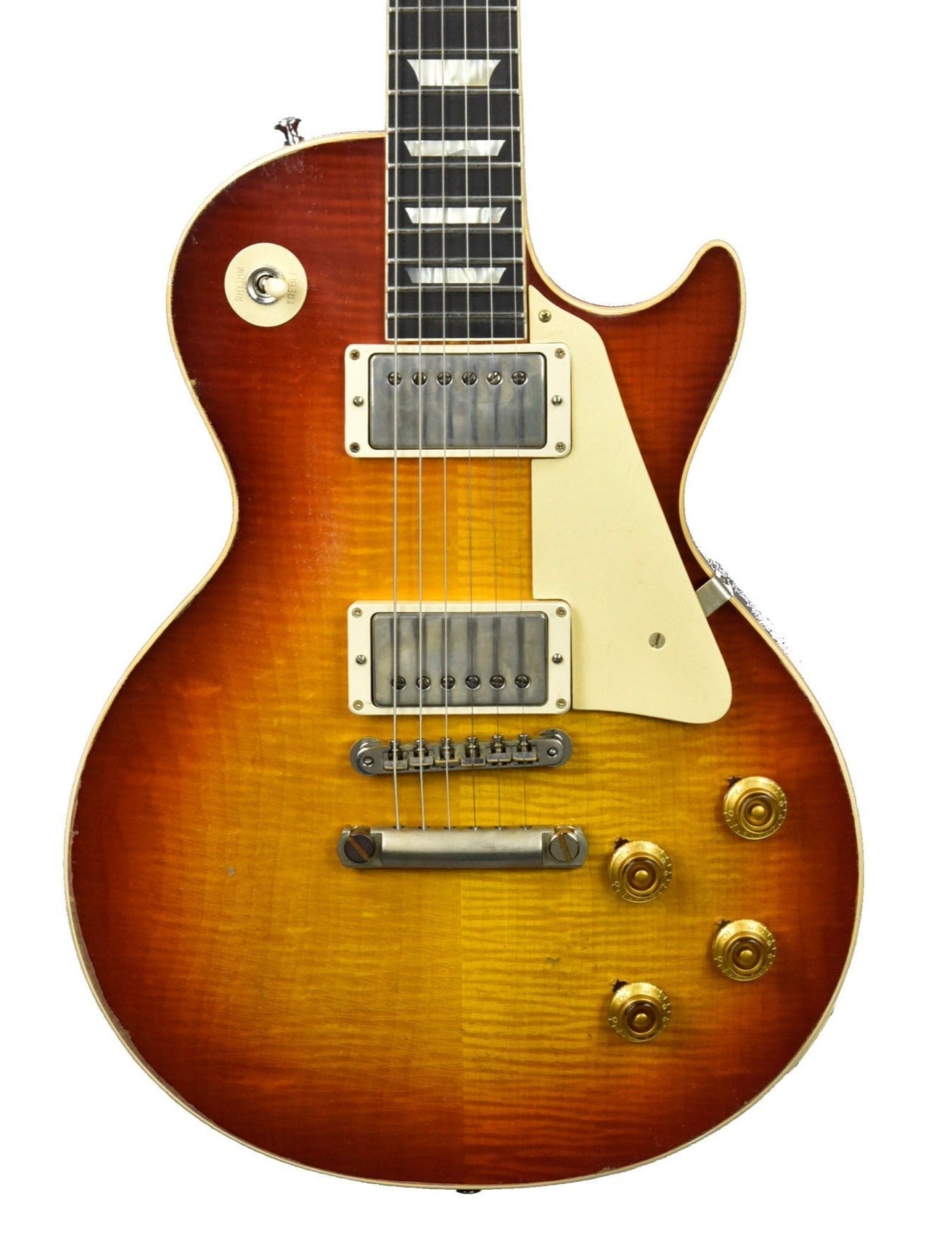 Gibson 1959 Les Paul Standard Reissue Heavy Aged  Electric Guitar, Slow Iced Tea Fade (LPR59HASITFNH1)