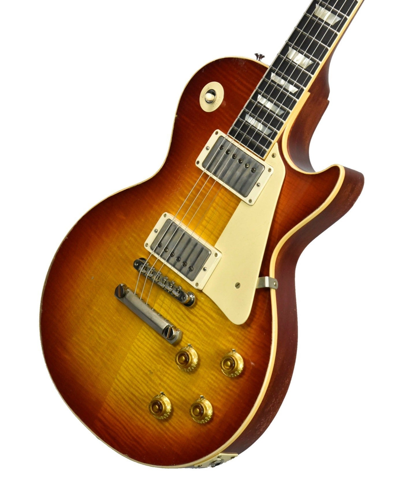 Gibson 1959 Les Paul Standard Reissue Heavy Aged  Electric Guitar, Slow Iced Tea Fade (LPR59HASITFNH1)