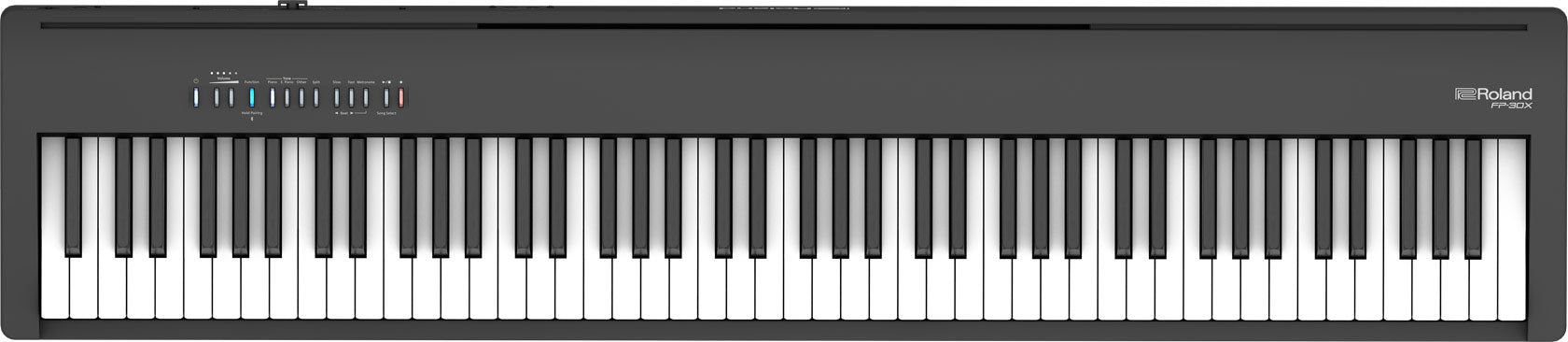 Roland FP-30X Digital Piano 88 keys With Wood stand & Tri Pedal Free with Roland RH-5 Headphone and Piano Bench - Black (FP30X / FP 30X), ROLAND, DIGITAL PIANO, roland-digital-piano-fp30x-bk, ZOSO MUSIC SDN BHD