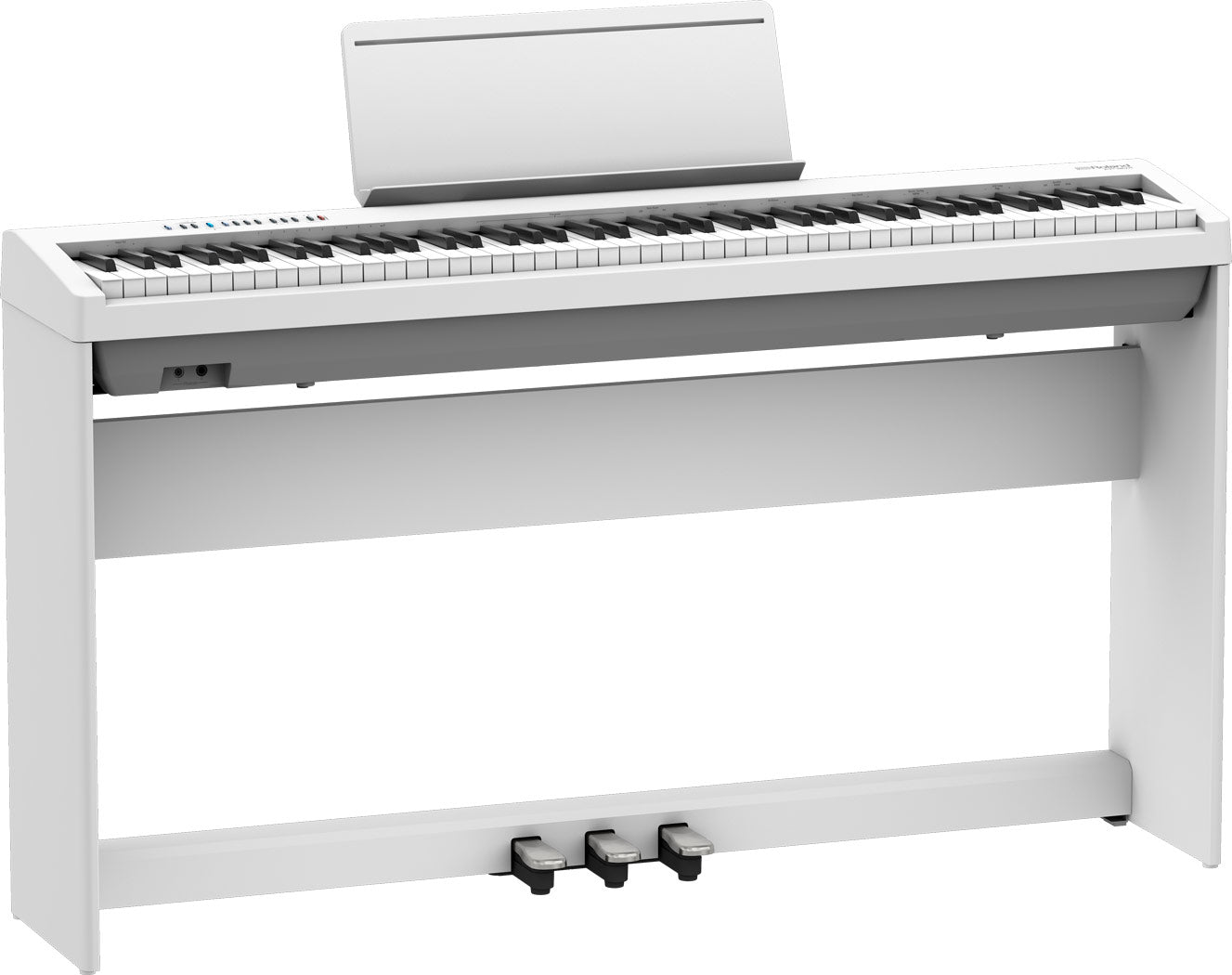 Roland FP-30X 88-key Digital Piano with Wood Stand & Tri Pedal Free RH-5 Headphone and Piano Bench - White (FP30X / FP 30X), ROLAND, DIGITAL PIANO, roland-digital-piano-fp30x-wh, ZOSO MUSIC SDN BHD