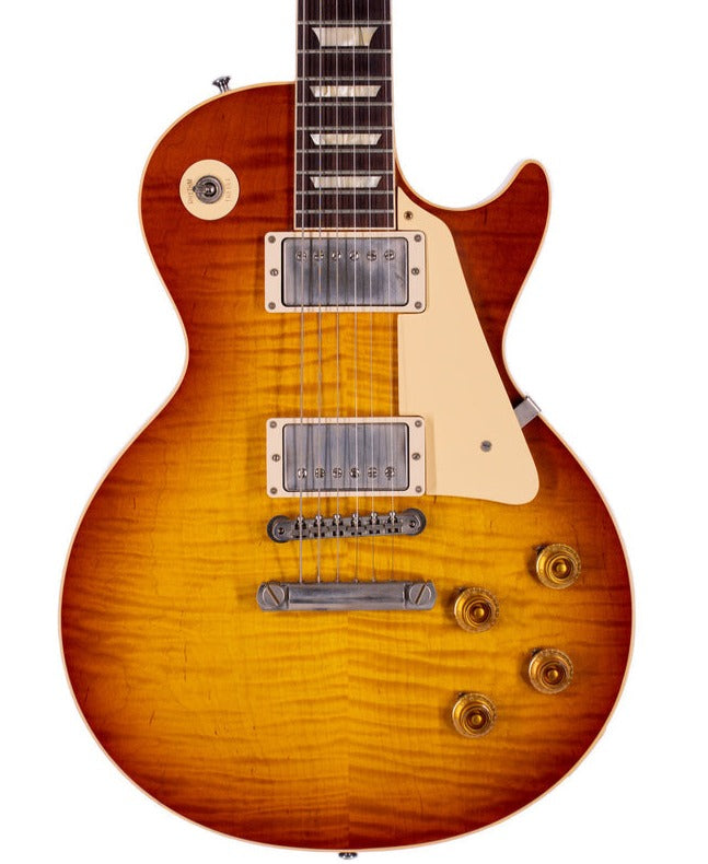 Gibson 1959 Les Paul Standard Reissue Light Aged Electric Guitar, Royal Teaburst (LPR59LARYTNH1)