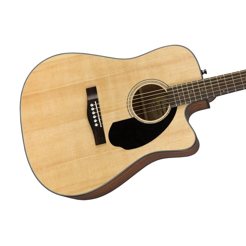 Fender CD-60SCE Dreadnought Acoustic Guitar, Walnut FB, Natural, FENDER, ACOUSTIC GUITAR, fender-acoustic-guitar-f03-097-0113-021, ZOSO MUSIC SDN BHD